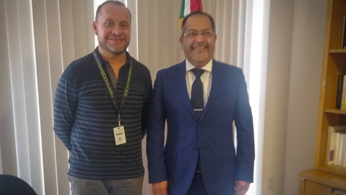 Reunión con el Director de la Oficina de Pasaportes en Michoacán de la Secretaría de Relaciones Exteriores