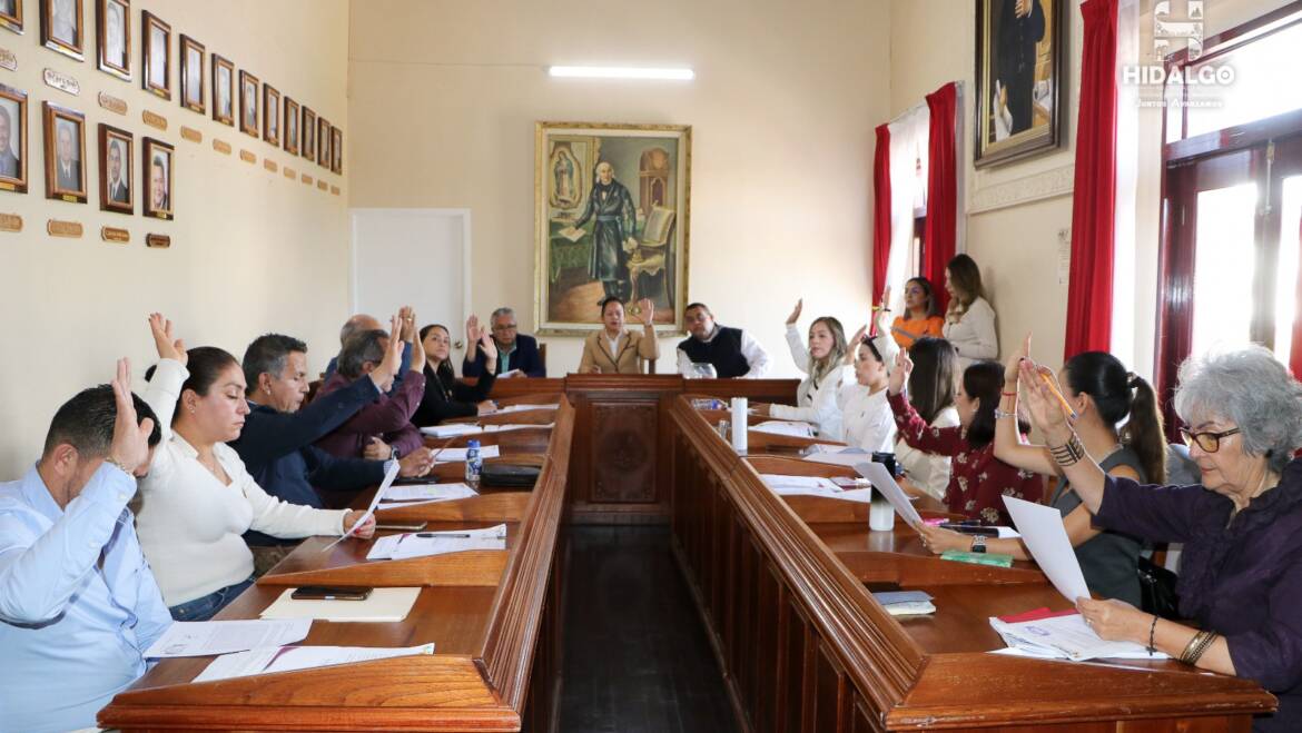Se aprobó por unanimidad, la elección e integración de las 10 comisiones sancionadoras para la elección de Jefes y Jefas de tenencia del municipio.